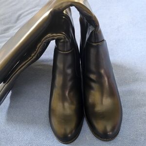 New Women's Journee Romilly Black Knee Boots With A Wide Calf  10 Wide